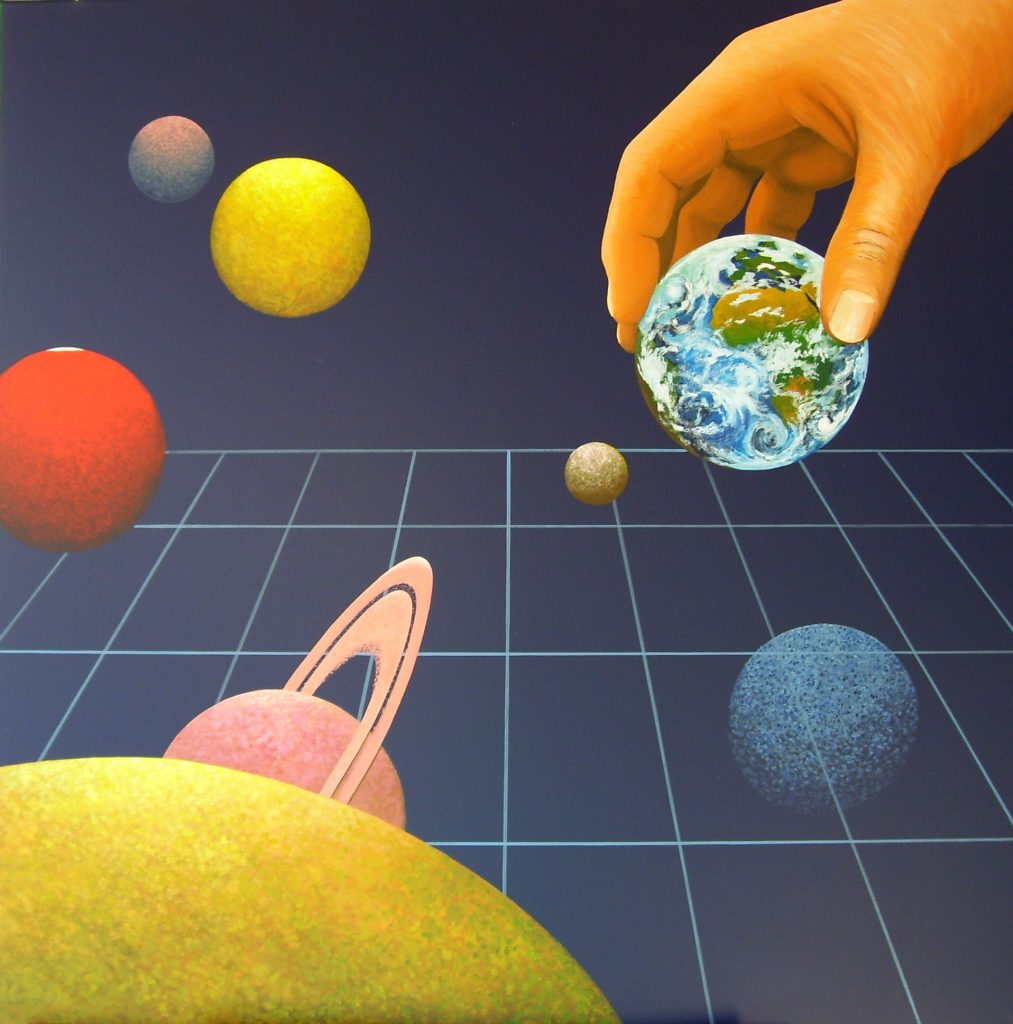 Erde und Planeten